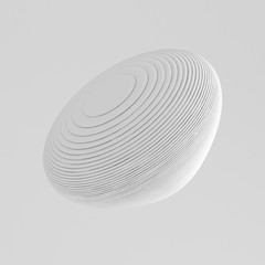 White abstract background. 3d illustration, 3d rendering.