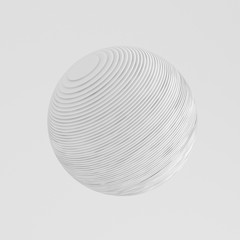 White abstract background. 3d illustration, 3d rendering.