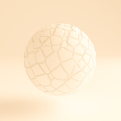 Light yellow abstract background. 3d illustration, 3d rendering.