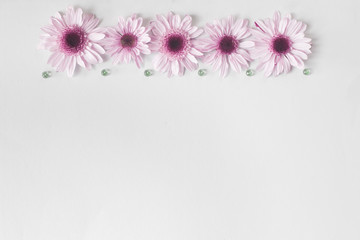 Fototapeta premium Beautiful magnolia flower bouquet isolated on white background.