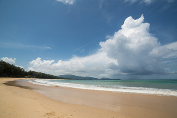 Beach scene on Thailand island Phuket