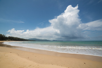 Beach scene on Thailand island Phuket