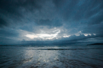 Beach scene on Thailand island Phuket
