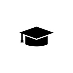 Graduation Cap sign icon vector