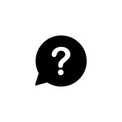 Question mark icon vector