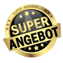 Button with banner Super Angebot