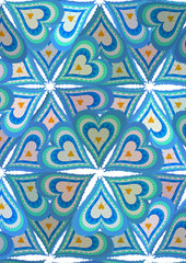 Patriotic design Argentina. Heart design cockades.