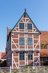 Das Rathaus in Jork, Niedersachsen