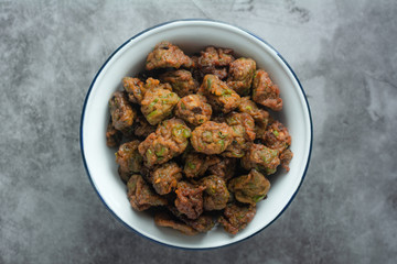  fried fish-paste balls of Thai Recipe.