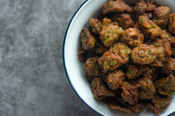 fried fish-paste balls of Thai Recipe.
