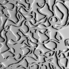 Beautiful white relief texture background. 3d illustration, 3d rendering.