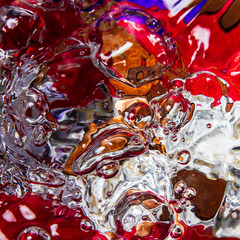 Water drops on colorful background 37