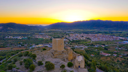 Obraz premium Castillo en Montaña