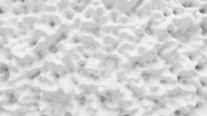 Beautiful white relief texture background. 3d illustration, 3d rendering.