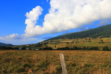 Pyrenean countryside in Capcir, Roussillon in the southern of France