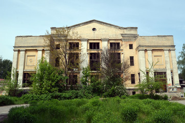 Abandoned radio communication centre . The building was built as an administrative during the...
