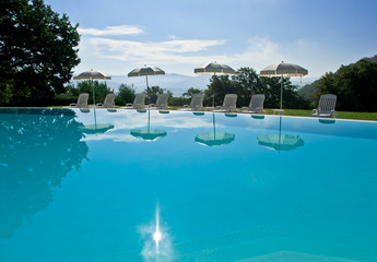 Swimming pool, Umbria, Italy