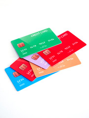 Credit cards of different banks