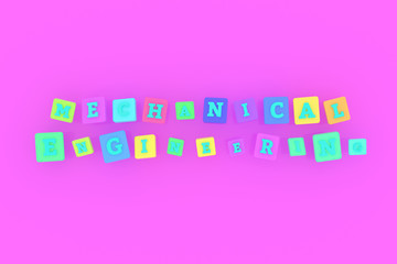 Mechanical Engineering, learning keyword. For web page, graphic design, texture or background.