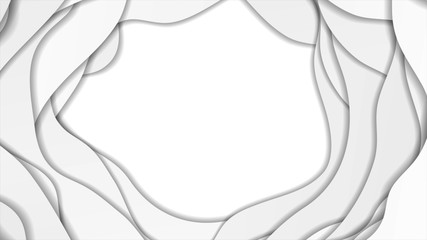 Grey abstract corporate wavy background
