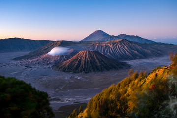 Fototapeta na wymiar Mount Bromo volcano - Bromo Tengger Semeru National Park, East Java, Indonesia.