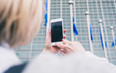 European Commission headquarters in Brussels, Belgium .