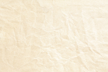 Crumpled old brown paper texture