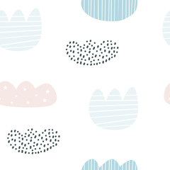 Abstract cloud print