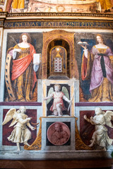 Italy, 03/28/2019: San Maurizio al Monastero Maggiore, 1518 church known as the Sistine Chapel of...
