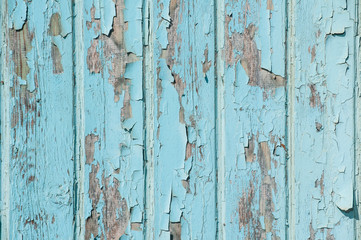 Old weathered grunge wooden boards fence wall surface closeup as wooden background