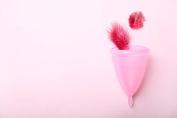 reusable silicone menstrual cup