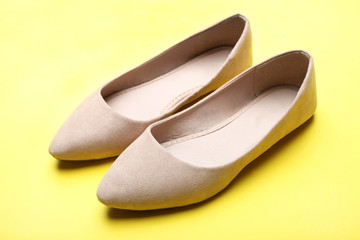 classic fashionable spring women's suede shoes