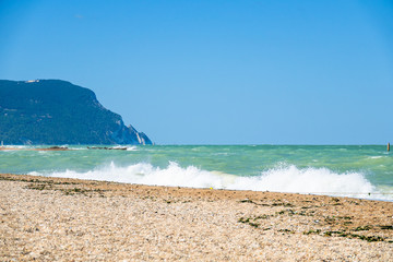 view to the sea near Ancona, Italy
