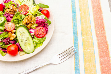 Fresh vegetables cooking background
