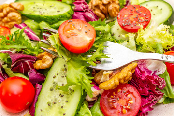 Fresh vegetables cooking background