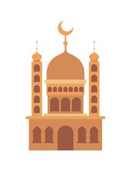 ramadan kareem mosque building icon