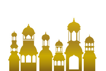 ramadan kareem mosque building icon