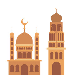 ramadan kareem mosque building icon