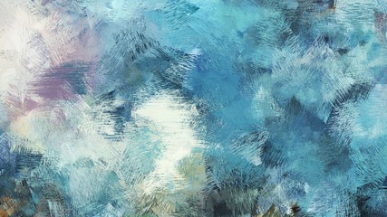 painting with brush strokes and cadet blue, light gray and very dark blue colors. can be used for wallpaper, cards, poster or creative fasion design elements