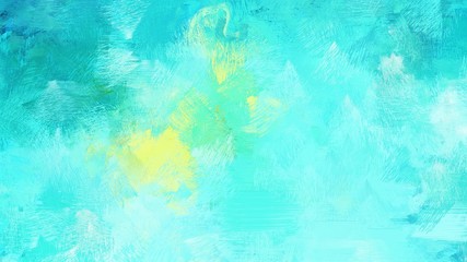 dirty brush strokes background with aqua marine, tea green and light sea green colors. graphic can be used for wallpaper, cards, poster or creative fasion design element