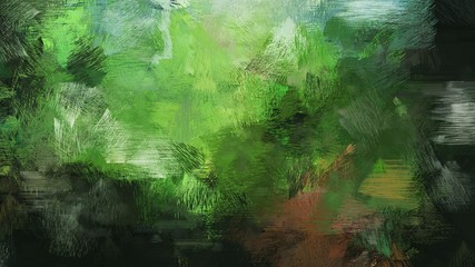 painting with brush strokes and very dark green, pastel green and ash gray colors. can be used for wallpaper, cards, poster or creative fasion design elements