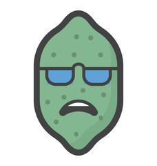 Sunglasses Lemon Face