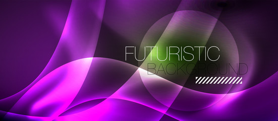 Glowing shiny light abstract background