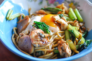 noodle, Chinese noodle or egg noodle