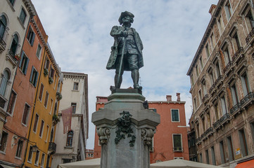 En las calles de venecia, Italia