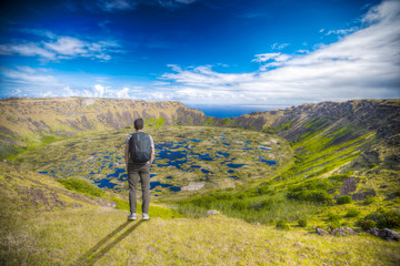 Rano Kau volcano © Aliaksei