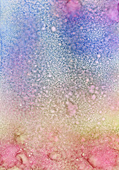Fototapeta premium Abstract watercolor acrylic alcohol inc background texture