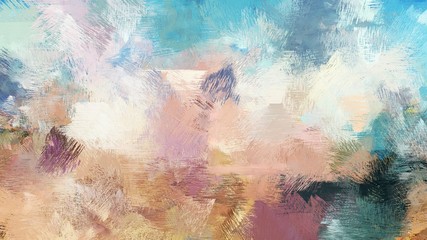 painting with brush strokes and pastel gray, teal blue and rosy brown colors. can be used for wallpaper, cards, poster or creative fasion design elements