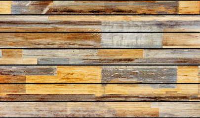 Dark wooden boards, planks. Naturally aged wood. The top view. Close-up. Seamless