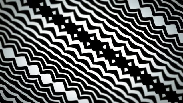 Black and white animated background in Mexican influence 